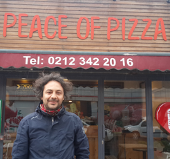 Bir duayen, bir işletme / Barış Gültekin, Peace of Pizza